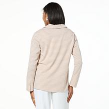 WynneCollection Cotton-Blend Buttoned Shirt