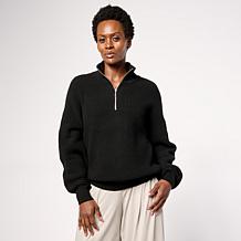 WynneCollection Cotton-Blend Intarsia Sweater | HSN