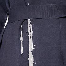WynneCollection Refined Knit Wrapped Cardigan with Belt