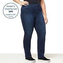 WynneDenim Performance Stretch Straight Leg Jean