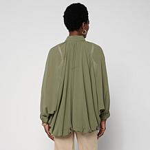 WynneLayers Chiffon Blouson Jacket