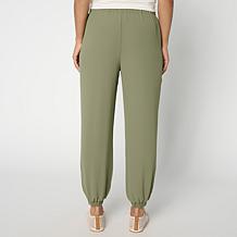 WynneLayers Chiffon Overlay Knit Jogger