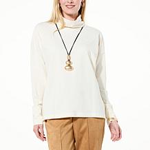 WynneLayers SoftKNIT Hoodie with Contrast Drawstring - 20581797