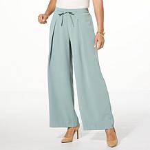 WynneLayers Drapey Twill Front Pleat Pant