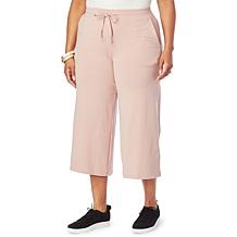 WynneLayers French Terry Wide Leg Crop Pant
