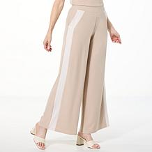 WynneLayers Pull-On Pant with Chiffon Overlay | HSN