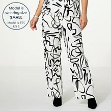 WynneLayers Pleated Knit Pull-On Pant