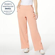 WynneLayers Plush Ottoman Knit Sailor Pant