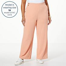 WynneLayers Plush Ottoman Knit Sailor Pant