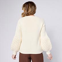 WynneLayers Pullover Sweater with Removable Cowl Neck