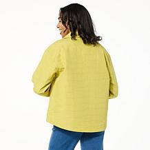 WynneLayers Quilted Jacquard Spring Jacket