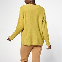 WynneLayers V-Neck Boxy Sweater with Pocket