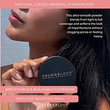 Youngblood
Loose Mineral Foundation & Brush Set