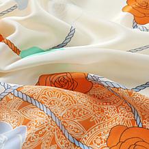 Youzey The Calia Satin Faux Silk Scarf