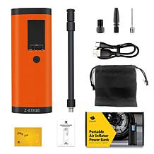 Z-Edge Portable Power Bank & 150PSI Air Inflator with Carrying Pouch