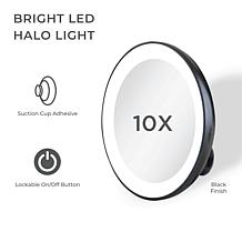 Zadro LED Surround Light Mini-Spot Mirror with 10X Magnification