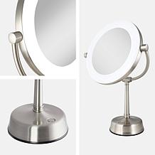 Zadro Lexington Sunlight LED Lighted Vanity Mirror with 10X/1X Mag.