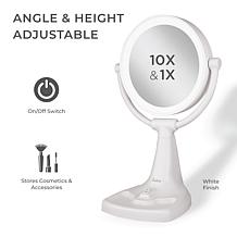Zadro Max Bright Sunlight Vanity Mirror with 10X/1X Magnification