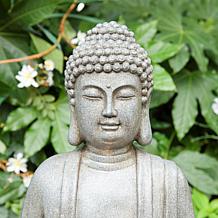 Zen-Style Meditative Buddha Fountain 28.25" H