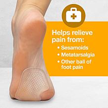 ZenToes 2-pack Dancer Pads for Ball of Foot and Metatarsal Pain