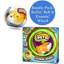 Zooomie Pets Rollin' Ball & Zoomin' Wheel Interactive Bundle