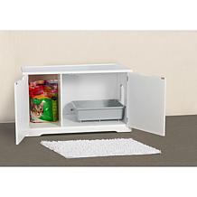 zoovilla Large Cat Washroom Bench - White
