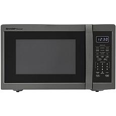 1.4-cu. ft. 1100W Black/Stainless Countertop Microwave 