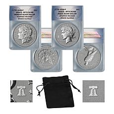 1776-2026 Dual Date RP70 Advance Release Morgan & Peace Silver Dollars