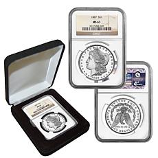 1887-P MS63 NGC Morgan Silver Dollar