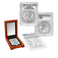 2023 MS70 ICG FDOI LE 1,888 Silver Eagle & 4-Coin Grading Certificate