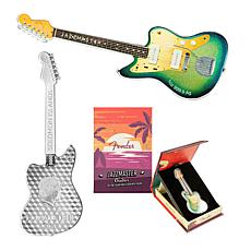 2024 LE 4000 Fender Jazzmaster Guitar $2 Silver Solomon Islands Coin