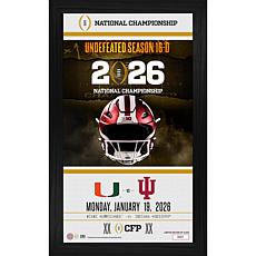 2025-26 College Football National Champions Commemorative Print