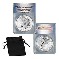 2025 ANACS San Francisco Mint Advance Release Proof Peace Dollar