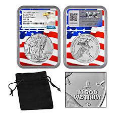 2025 MS70 NGC Early Releases Silver Eagle with Eagle Privy Mark