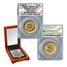 2025 PR70 DCAM Advance Release LE 15 American Liberty $100 Gold Coin