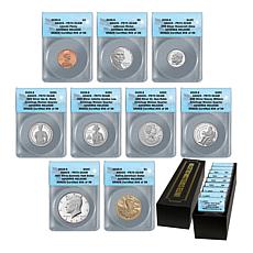 2025 S-Mint PR70 DCAM ANACS Advance Release LE 36 Silver Proof Set