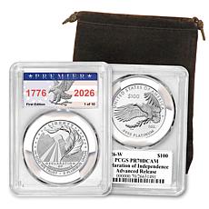 2026 $100 Platinum Proof 70 Advanced Release Coin