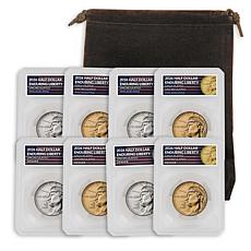2026 Gold Enduring Liberty P & D 8-Coin Half Dollar Set