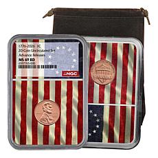 2026 Lincoln Cent-Philadelphia-NCG 69 Flag Core Advance Release 