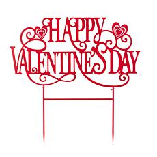 23.25"H Valentine's Day Metal Yard Stake