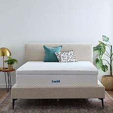 3” Lavender and Gel Memory Foam Mattress Topper, King