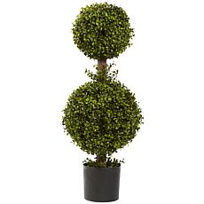 35 in. Double Boxwood Topiary