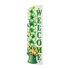 42" St. Patrick's Lighted Shamrock Porch Decor