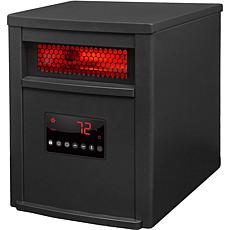 6-Element Infrared Heater with Black Steel Cabinet