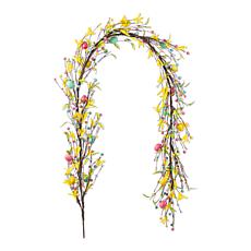 72" Easter Egg & Berries Garland with Pastel Accents