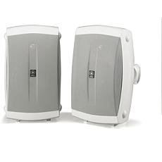 All-Weather Speaker System with Wide Frequency Response - White