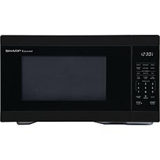 Almo 1.1 Cubic Foot Black Countertop Microwave Oven