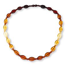 Amber Extraordinaire 21" Multicolor Ombre Beaded Necklace