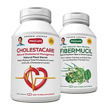 Andrew Lessman CholestaCare and Fibermucil - 360 Capsules Each