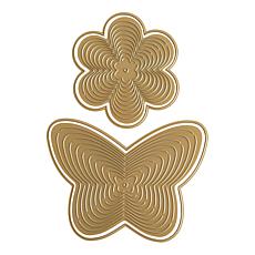 Anna Griffin® Kirigami Flower and Butterfly Dies - Set of 4